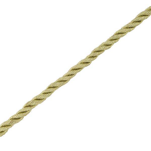 Шнур витой металлизированный 5мм / 18,29м, 186 золото