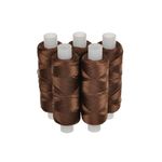 Нитки капрон 9К коричневый 200м наб.5 катушек