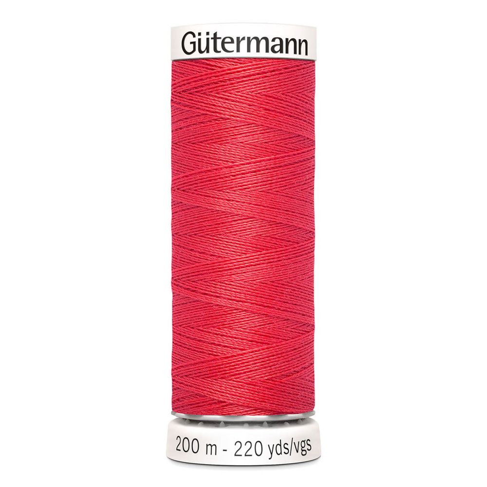 Нитки универсальные Gutermann Sew-all, 200м, 016 красный коралл