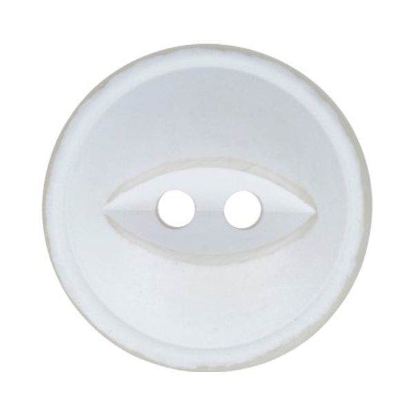 Пуговицы 2 прокола костюмные 15 мм, 24 шт, D501 белый, Gamma RIO 0029