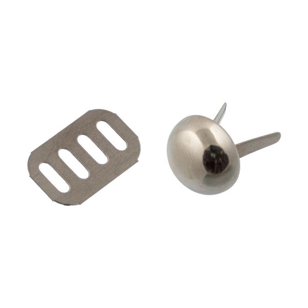 Ножки для дна сумки металл ⌀15 мм, 20 шт, 04 никель, Gamma