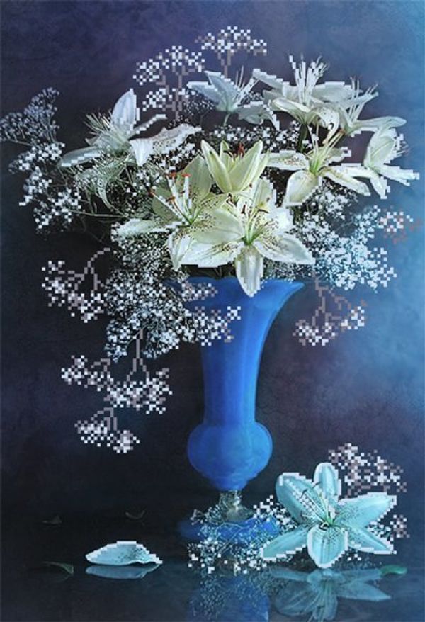 Рисунок для вышивания Матренин Посад (шелк), 37х49 -4098 Пленительный аромат