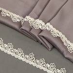 Кружево гипюр (плетёное) 25 мм, цв.3 молочный, уп. 9 м, Kruzhevo