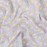 Ткань для пэчворка Peppy Молочные сны фланель, рулон 112 см / 5 метров, МС-27 серый, Peppy