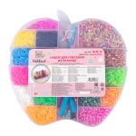 Набор для плетения из резинок Мега Набор 5000 шт, ассорти, Hobbius SLB-12