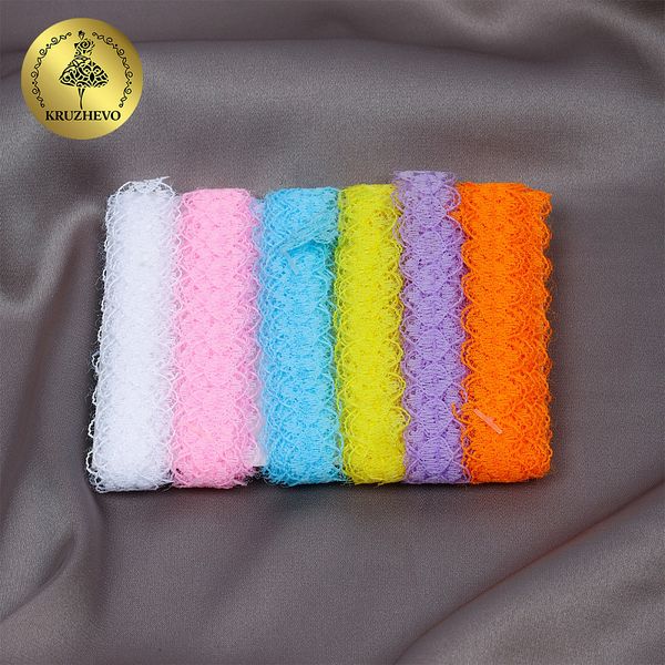 Набор кружева для рукоделия 15 мм (6 шт по 2 метра) №5