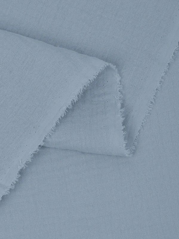 Муслин 125 г/м², 130 см / 2 метра, TBY.Mus.24723.54.2, цв.54 св.серый