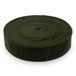 Стропа (ременная лента) 50 мм / 25 метров, толщ. 1.0 мм, [27.5 г/пог.м], 100% п/п, хаки, 4150