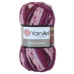 Пряжа YarnArt (ЯрнАрт) Crazy color / уп.5 мот. по 100 г, 260м, 168 секционный