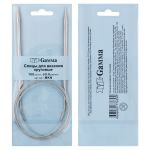 Спицы круговые металл ⌀5,0 мм, 100 см, с металлической леской, Gamma MKN