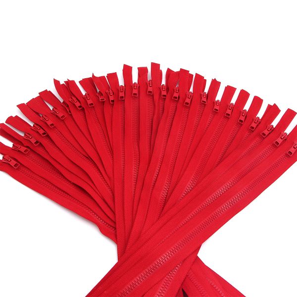 Молния трактор Arta Т6 (6 мм) 1 зам., разъем., 75 см, ОПТ. УП. 25 ШТ., 008 красный