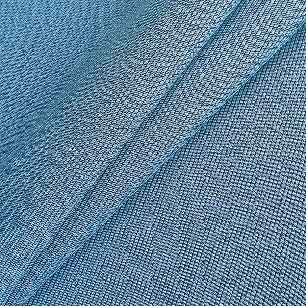 Кашкорсе с лайкрой пенье 400 г/м², 60+60 см / 15 метров, КАШ.400.18-4039.15, голубой