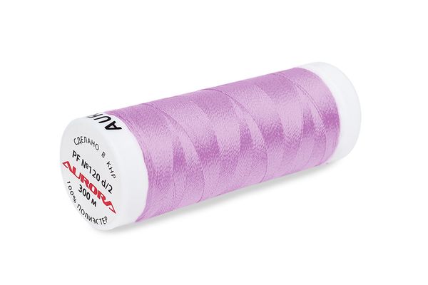 Нитки для креативных работ Aurora №120, 300 м, цв. PF653, 5 катушек