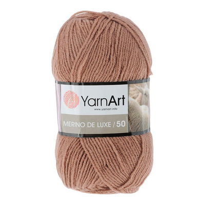 Пряжа YarnArt (ЯрнАрт) Merino de Lux / уп.5 мот. по 100 г, 280м, 514 кофе с молоком