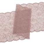 Кружево бельевое эластичное 240 мм / 13.72 м, цв. C344 пудровый