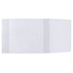 Обложка универсальная для тетрадей и дневников 120 мкм (208х346 мм) 50 шт, прозрачный, Лео LNNCC-02