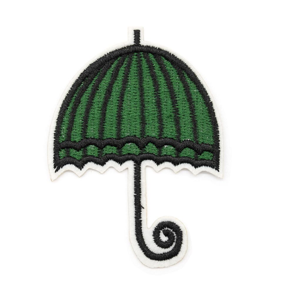 Термоаппликация Зонт, зеленый 8х6см, Hobby&amp;Pro