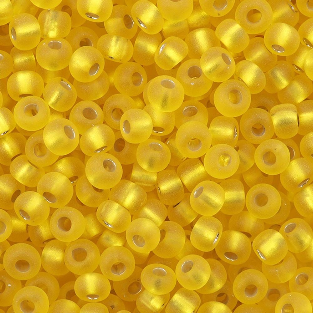 Бисер Preciosa прозрачный матовый с сереб. центр. 10/0 (2.3 мм), круг.отв., 100 г (5х20 г), (87010)331-19001-10/0