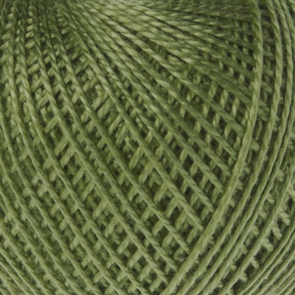 Пряжа ПНК им.Кирова Ирис / уп.20 мот. по 25 г, 150м, 4404 серо-зеленый