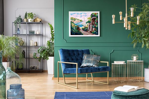 Картина по номерам Фрея, Лазурное побережье, 50х40 см