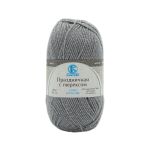 Пряжа Камтекс Праздничная с люрексом / уп.10 мот. по 50 г, 160 м, 168 светло-серый