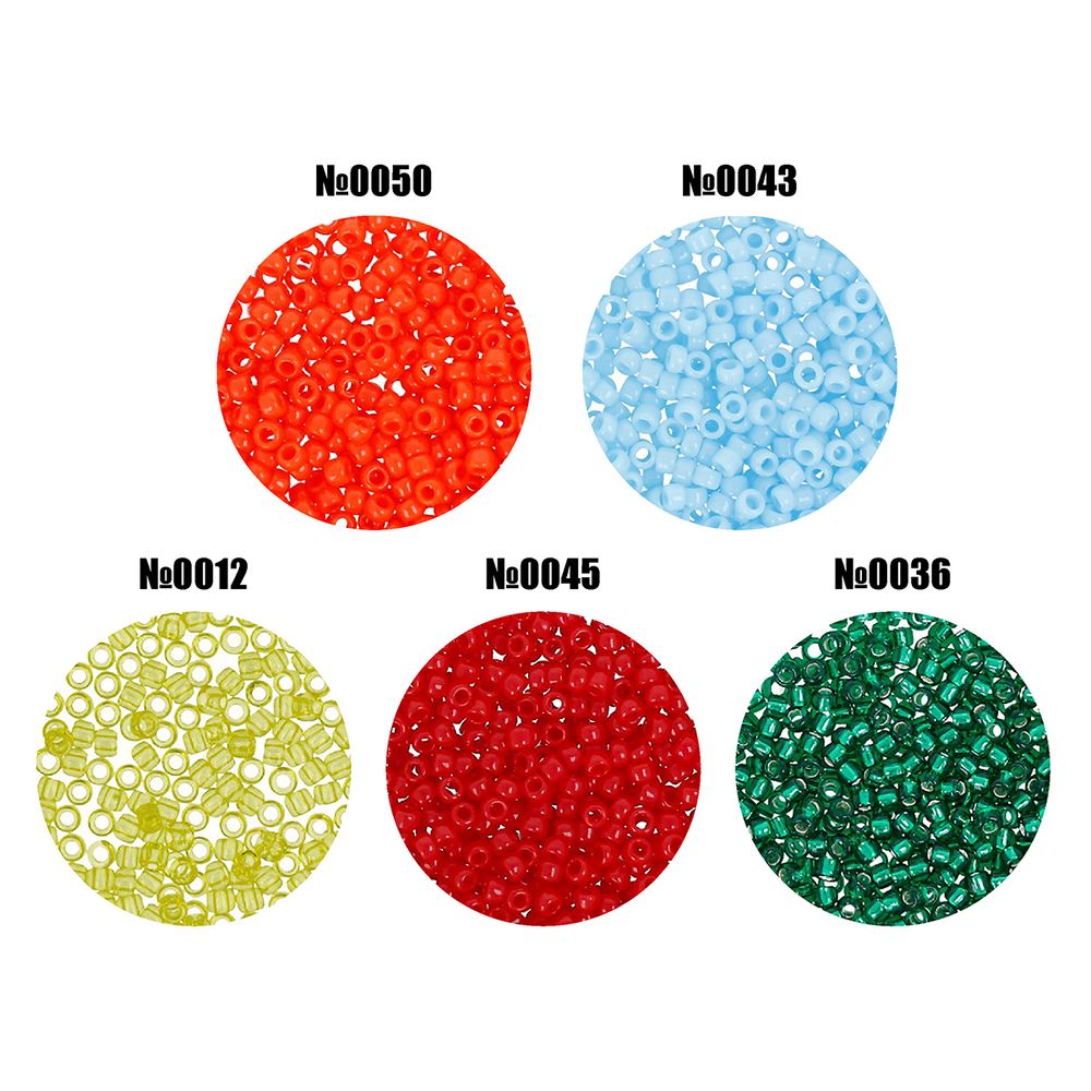 Бисер Япония Toho 10/0 ASSORTI 2.4 мм, 5х5 г, №08