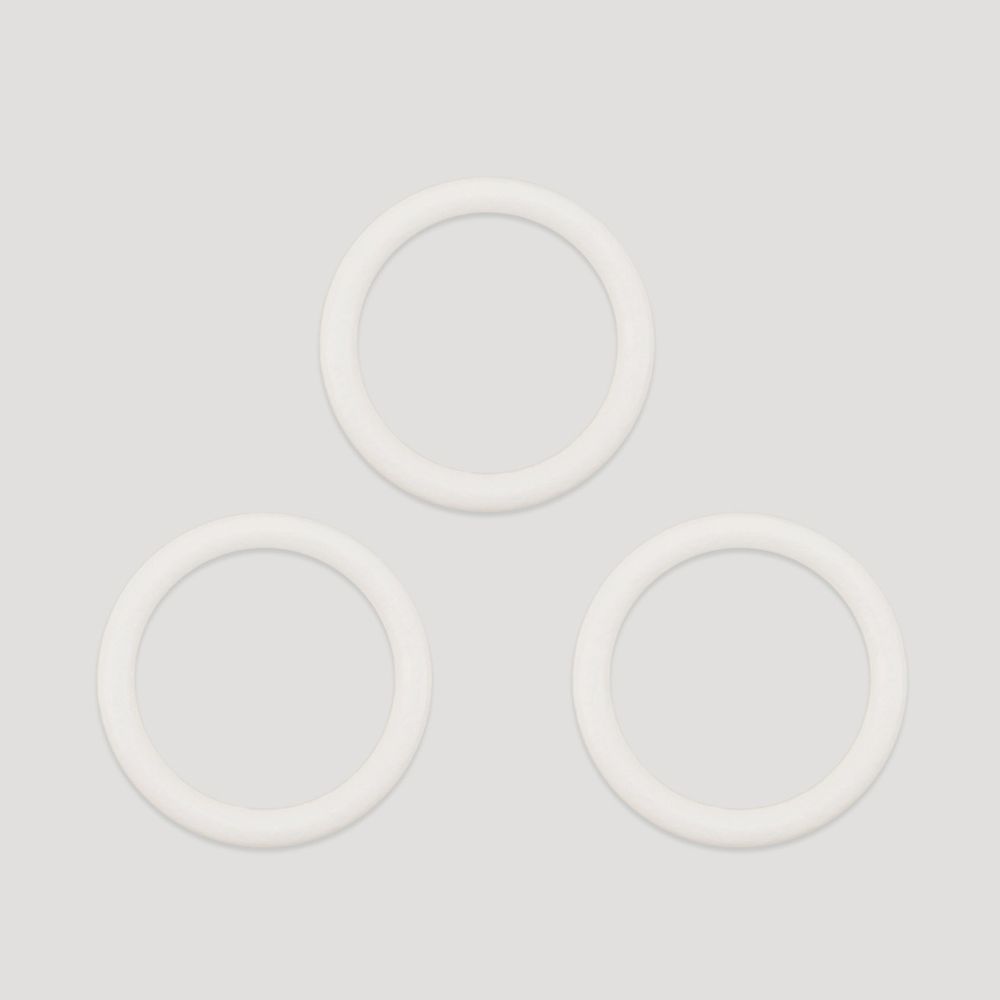 Кольца для бюстгальтера металл ⌀11.0 мм, 004 приглушенный белый, Arta, 50 шт