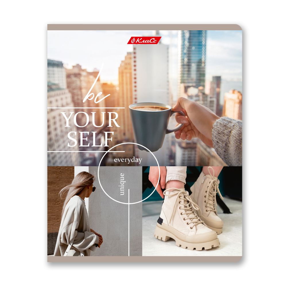 Тетрадь ученическая общая, A5+ 96 л. на скобе 60 г/м², белизна 100%, 5 шт, клетка в термоусадочной пленке, 000765 Селфи, Светоч 96ТЕТк-001