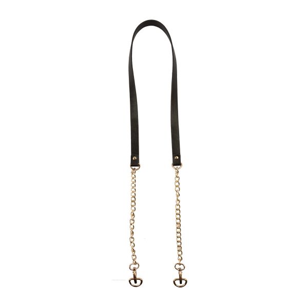 Ручка для сумки Gamma HA-26 109 см, 1 шт, 03-1 черный/золото