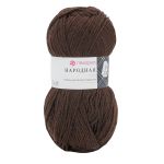 Пряжа Пехорка Народная / уп.5 мот. по 100 г, 220 м, 17-Шоколад