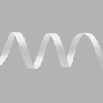 Лента декоративная ёлочка 15.0 мм / 20±1 метров, 01 белый