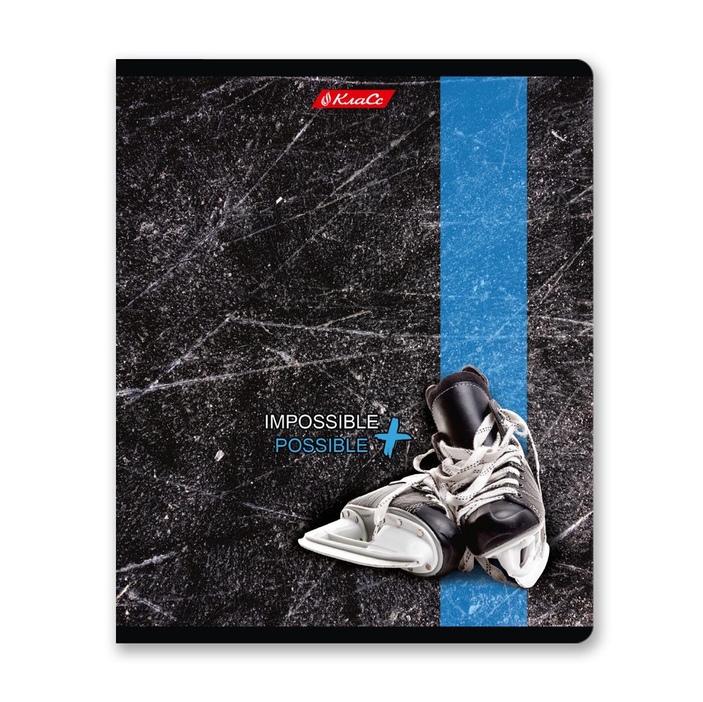 Тетрадь ученическая общая, A5+ 96 л. на скобе 60 г/м², белизна 100%, 5 шт, клетка в термоусадочной пленке, 000781 Трус не играет в хоккей, Светоч 96ТЕТк-001