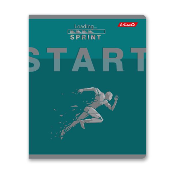 Тетрадь ученическая общая, глянцевая ламинация, A5+ 48 л. на скобе 65 г/м², белизна 100%, 10 шт, линия в термоусадочной пленке, 000758 Не сдавайся!, Светоч 48ТЕТл-004