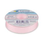 Лента репсовая (в рубчик) с зубчатым краем 25.0 мм, 25±1 метров, 123 бл.розовый, Gamma PTGR-25