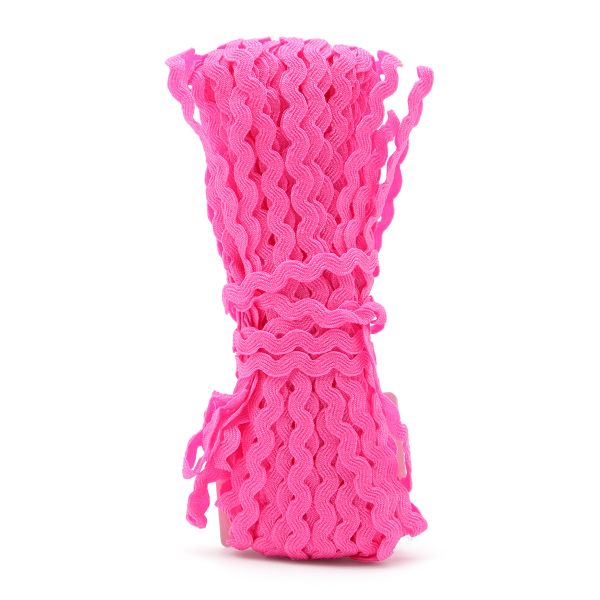 Тесьма вьюнчик 5 мм / 20м (ярко-розовый), С3582(С3581)