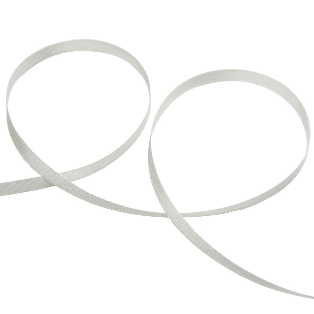 Лента атласная 2-сторонняя 6.0 мм / 33±2 метра, №079 бл.серый, Gamma AL-6D