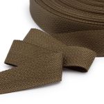 Стропа (ременная лента) 30 мм / 50 метров, толщ. 0.5 мм, [20.5 г/пог.м], 100% п/э, 016 хаки