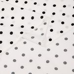 Штапель в горошек 90 г/м², 145 см / 2 метра, TBY.Vidt.04 цв.белый