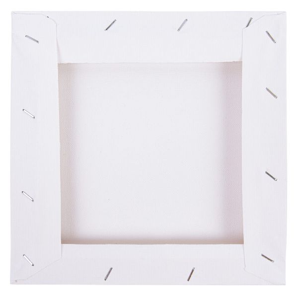 Холст грунтованный на подрамнике 20х20 см, 100% хлопок, 260 г/м², мелкозернистый, Аква-колор IZO-CGP-2020