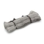 Тесьма отделочная 16 мм / 10 метров, вязаная, серебристый, С1292