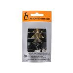 Иглы ручные ассорти, 50 шт, Pony