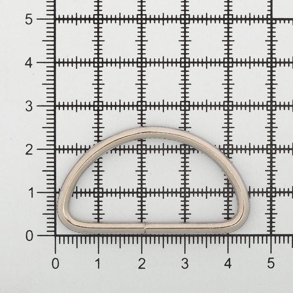 Полукольцо сварное металл внутр. 38 мм (внешн. 44х26 мм, ⌀3 мм), 100 шт, никель, 816B-116