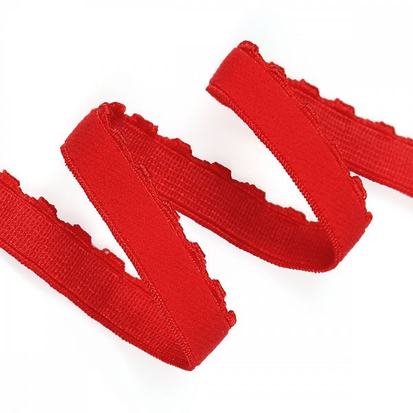 Резинка бельевая (отделочная) 10.0 мм / 10 метров, ЕТ-1, SD163 красный