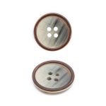 Пуговицы 4 прокола 36L, (col.D (т.коричневый)), 72 шт