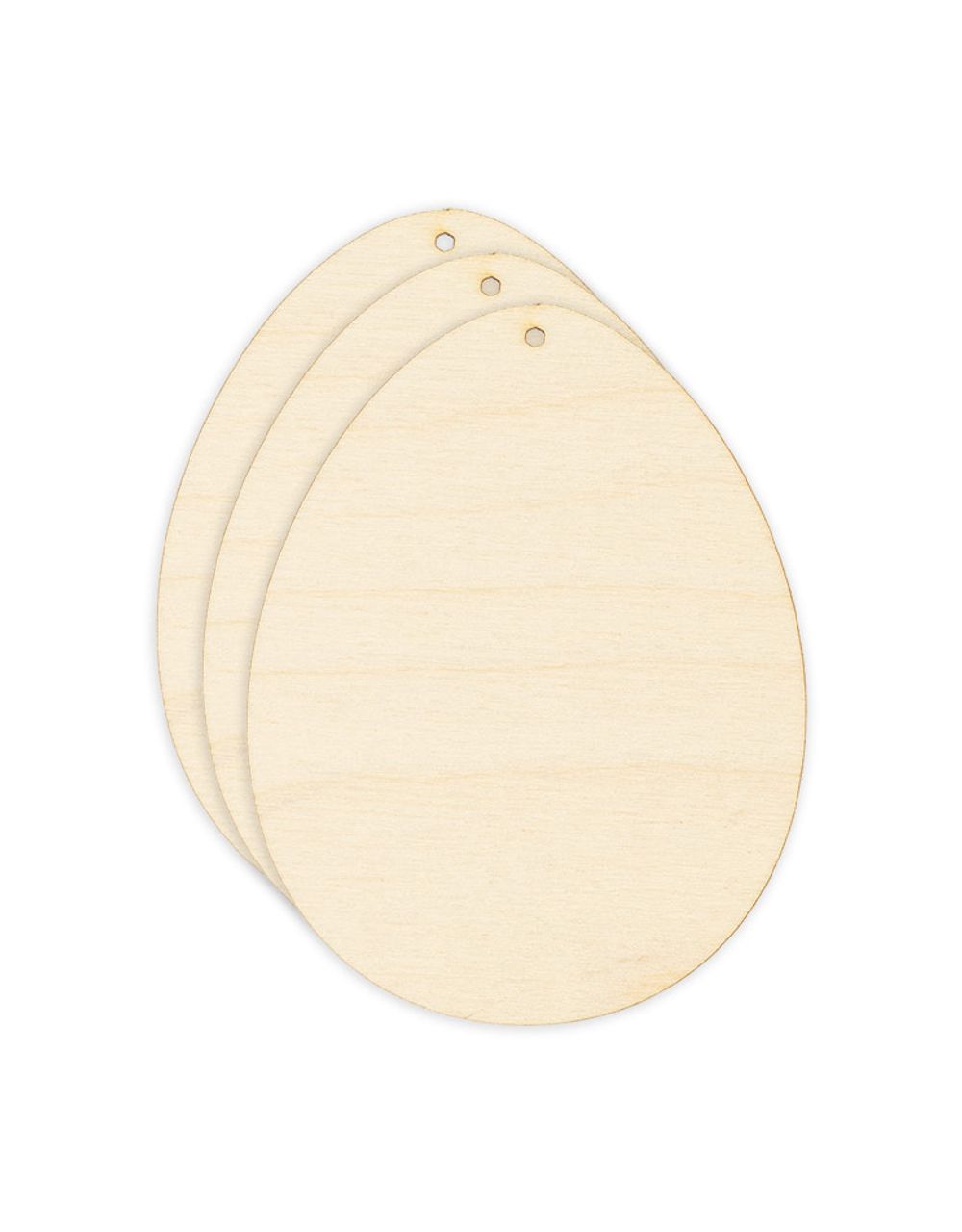 Заготовка из фанеры Набор Яйцо, 7х9х0.3 см, 3 шт, Mr.Carving БА-23