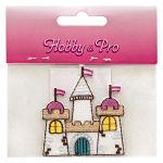 Термоаппликация "Замок принцессы", 5.5х6.0см