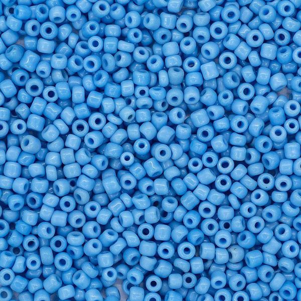 Бисер Astra&Craft 11/0 (2.1 мм), 200 г (10х20 г), цв. 43B голубой/непрозрачный