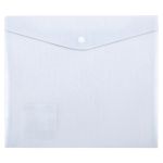 Папка-конверт для тетрадей с кнопкой A5+ 180 мкм, 20 шт, лёд ЕС211120053, Expert Complete