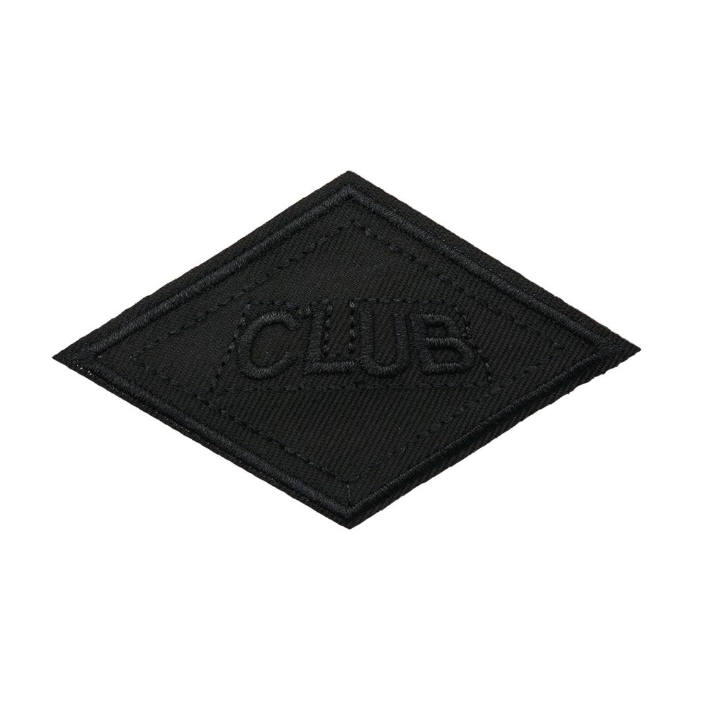 Термоаппликация ромб 95х60мм (Black (черный)), 2 шт, LA553