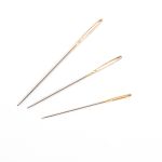 Иглы ручные для гобелена, золотое ушко №18-24, 6 шт, Pony